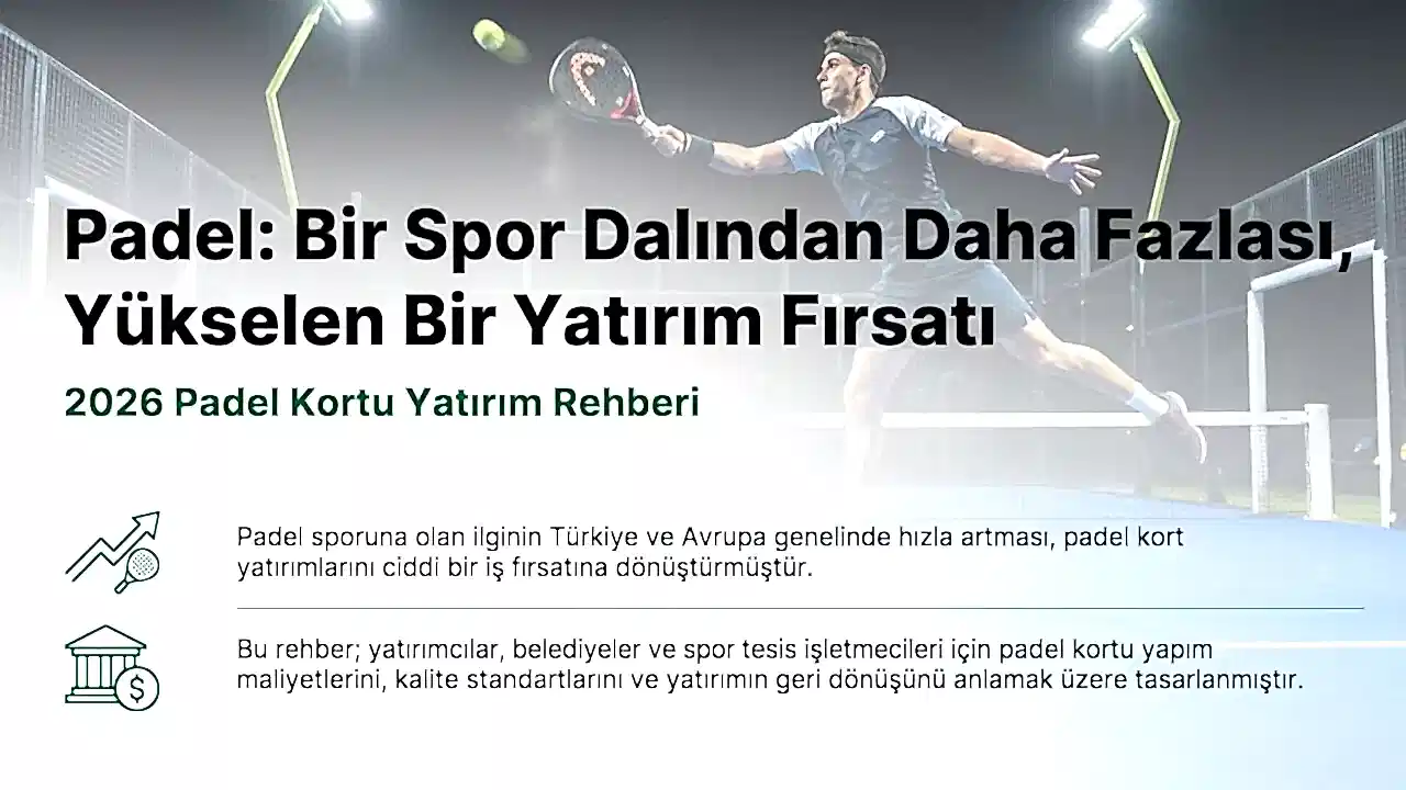 Padel Kortu Yapım Maliyeti 2026