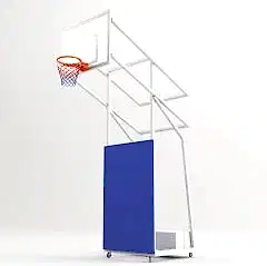 Basketbol Potası 4 Direk Tekerlekli,Ağırlıklı,Seyyar Fiber Amerikan Panya 90x120 cm r