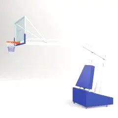 Profesyonel NBA Tipi Basketbol Potası Cam Panya 325cm