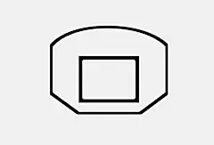 Basketbol  Panyası MDF Amerikan PANYA  90 X 120 CM