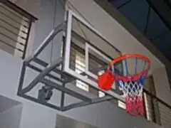 Basketbol Potası Duvara Montaj Antreman 15 mm Cam (Ak) Panya 90 x 120 cm Yükseklik Ayarlı